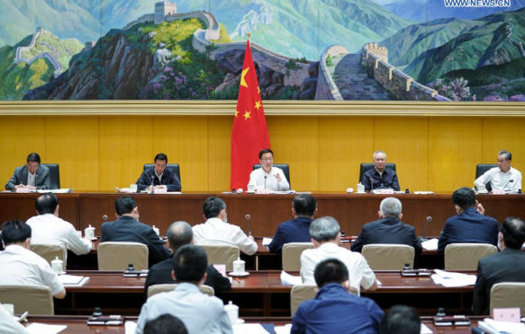 中国新的气候领导人团体聚集在北京第一次全体会议5月26日