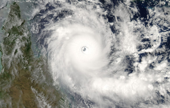 热带气旋的Ingrid西方目前2005年约克角半岛