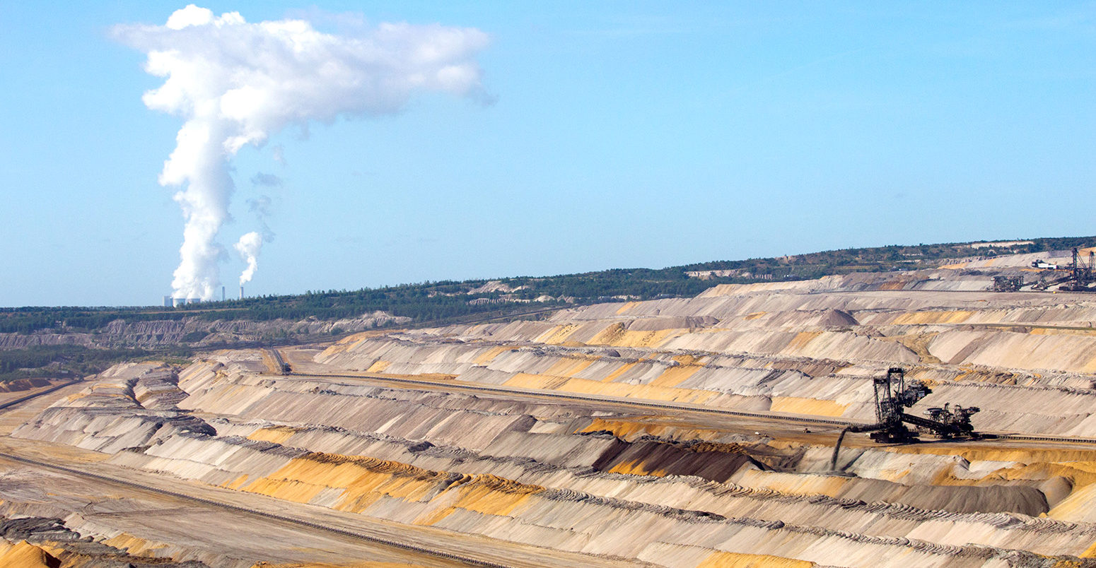 在德国加尔兹威尔的开放煤矿。信用：jlbvdwolf / alamy股票照片。D36T92