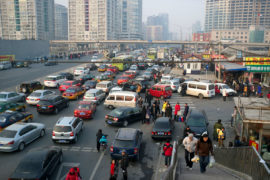 交通在北京,中国。信贷:Lou-Foto除股票的照片。CFKCFE