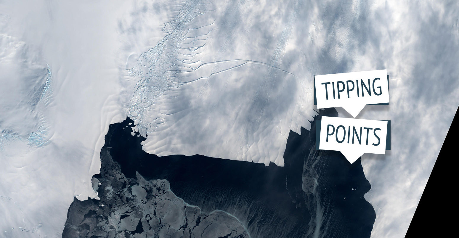 卫星图像的松岛冰川在南极洲西部。信贷:NG图片除股票的照片。