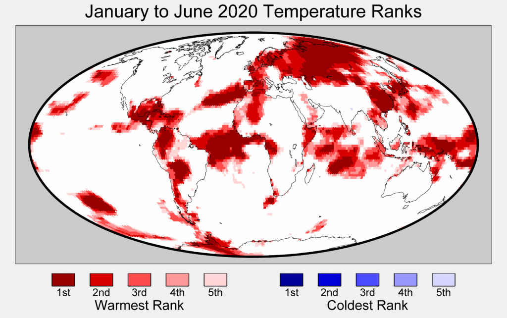 在2020年的前六个月里，世界上出现了创纪录的高温(或创纪录的低温，如果有的话)。