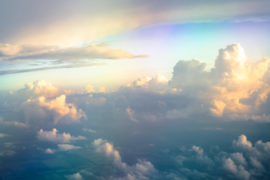 气氛 - 云 - 和彩虹
