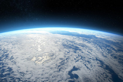 行星地球看法从太空的