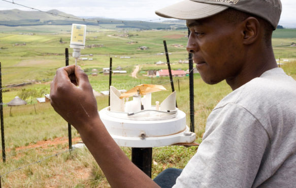 雨量计数字数据收集装置,南非