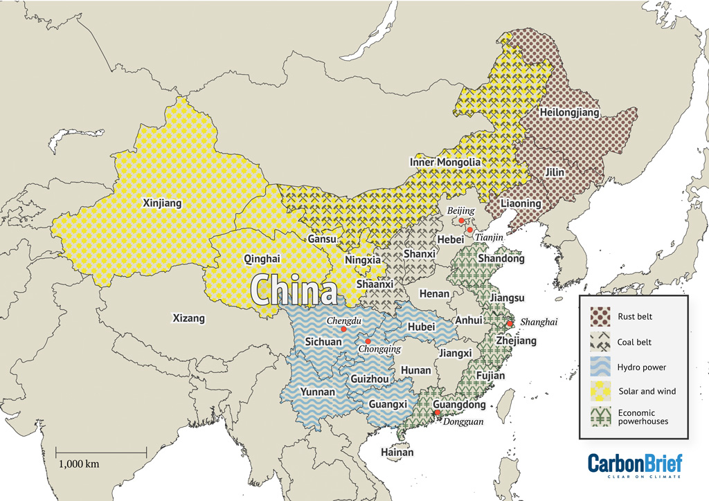 中国各省地图